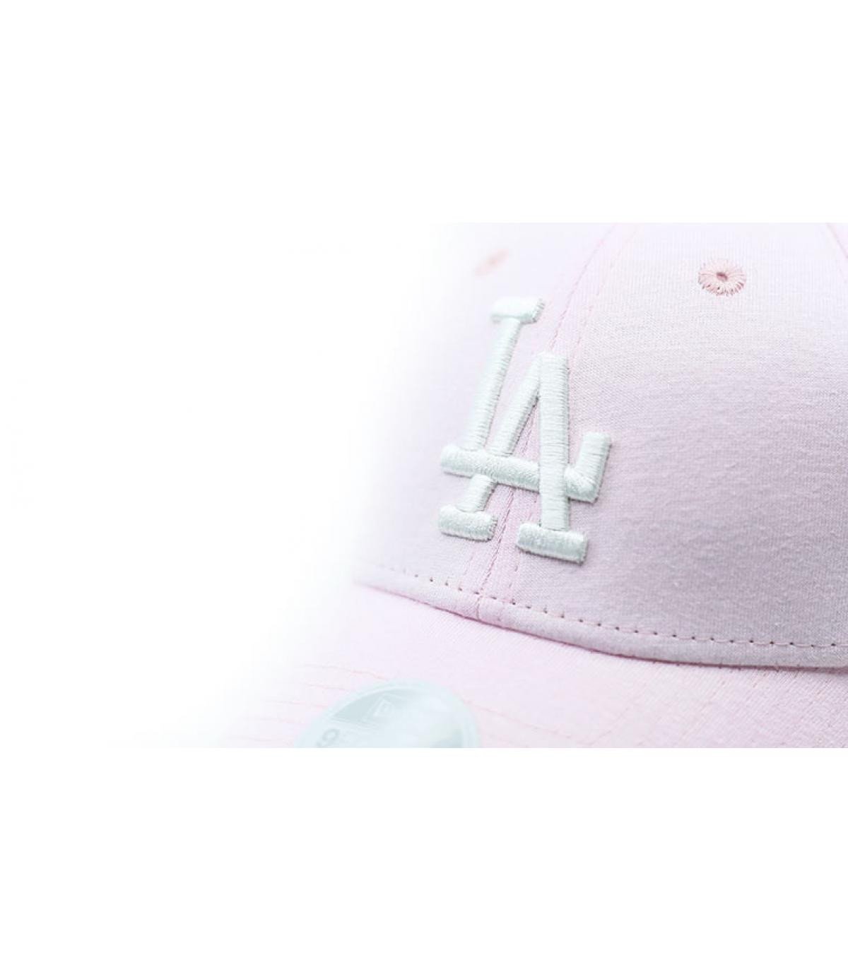 women pink LA cap